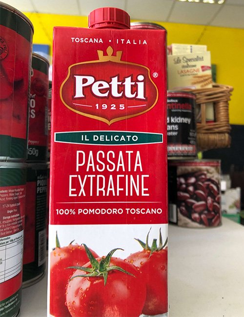 Tomato Passata.