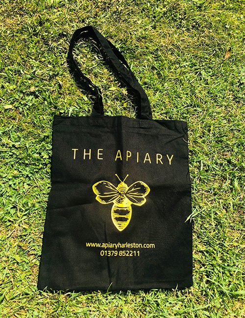 Apiary tote bag.